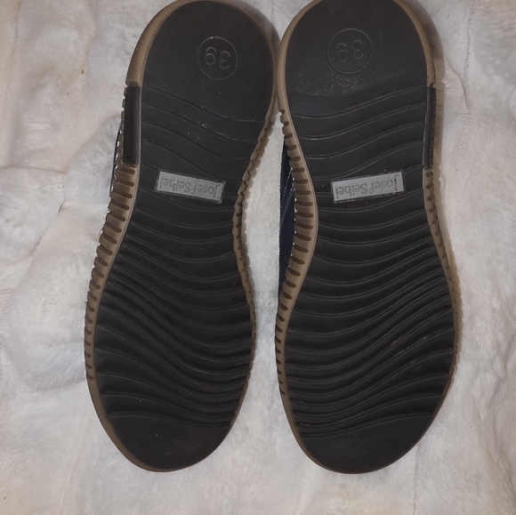 Josef Seibel Anna 08 Lace Up Suede Leather Booties Navy Sz 9 (39) - Picture 4 of 6